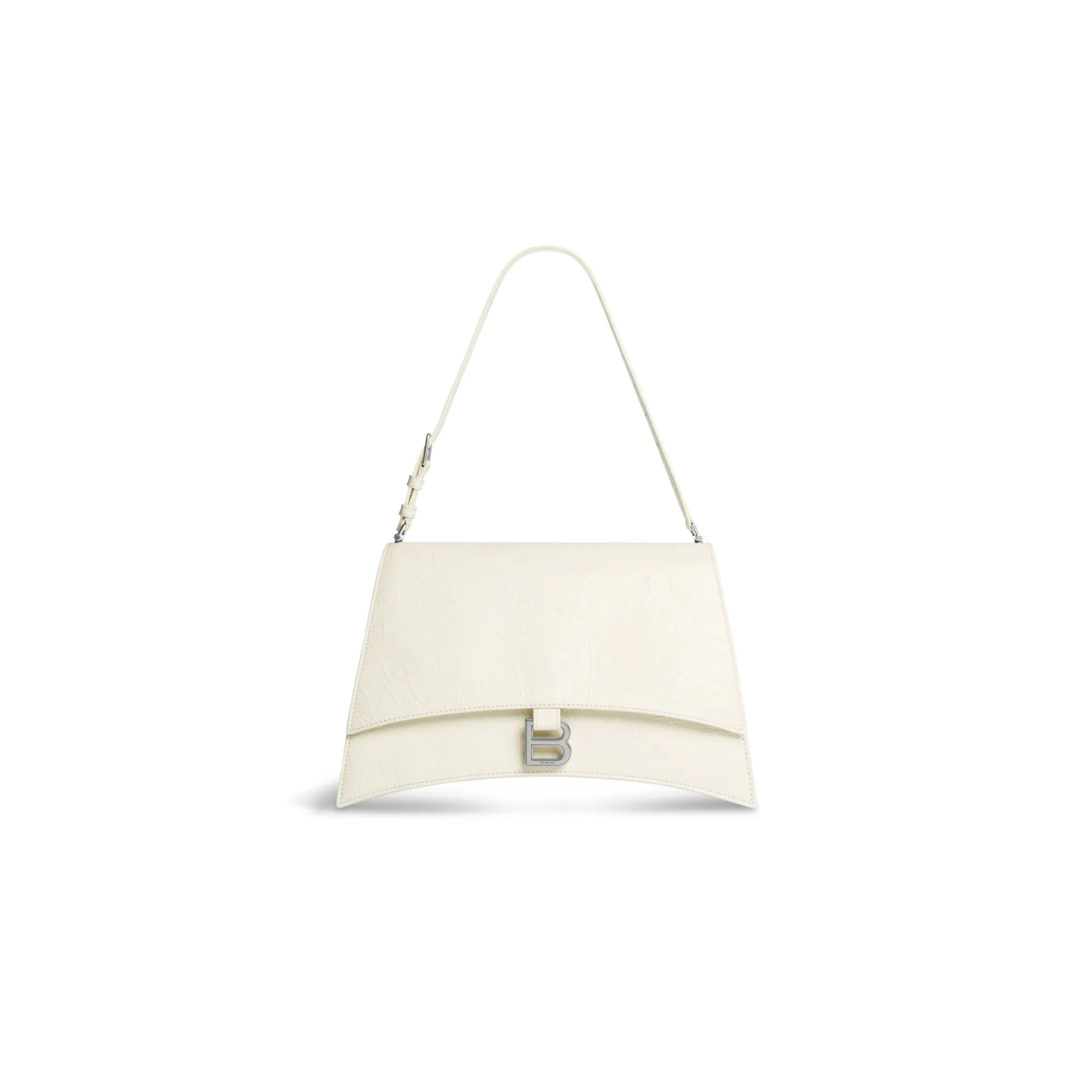 Ba*len*cia*ga women''s crush bag medium in white 7654662aar29224 (30.9*21*10.9cm)